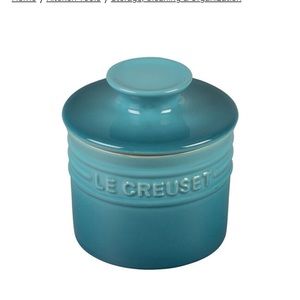 LIKE NEW - Le Crueset Caribbean Butter Crock
